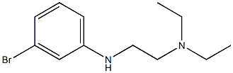 {2-[(3-bromophenyl)amino]ethyl}diethylamine Structure
