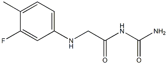 {2-[(3-fluoro-4-methylphenyl)amino]acetyl}urea