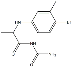 {2-[(4-bromo-3-methylphenyl)amino]propanoyl}urea|