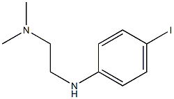 {2-[(4-iodophenyl)amino]ethyl}dimethylamine,,结构式
