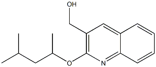 {2-[(4-methylpentan-2-yl)oxy]quinolin-3-yl}methanol Struktur