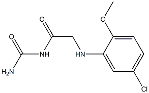 {2-[(5-chloro-2-methoxyphenyl)amino]acetyl}urea