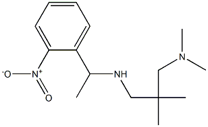 {2-[(dimethylamino)methyl]-2-methylpropyl}[1-(2-nitrophenyl)ethyl]amine Structure