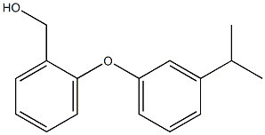 {2-[3-(propan-2-yl)phenoxy]phenyl}methanol 结构式