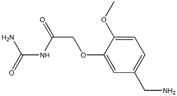 {2-[5-(aminomethyl)-2-methoxyphenoxy]acetyl}urea