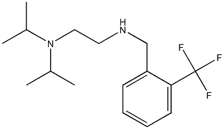 {2-[bis(propan-2-yl)amino]ethyl}({[2-(trifluoromethyl)phenyl]methyl})amine Struktur