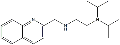 {2-[bis(propan-2-yl)amino]ethyl}(quinolin-2-ylmethyl)amine Structure