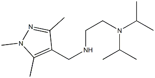 {2-[bis(propan-2-yl)amino]ethyl}[(1,3,5-trimethyl-1H-pyrazol-4-yl)methyl]amine Structure