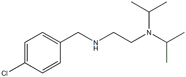 {2-[bis(propan-2-yl)amino]ethyl}[(4-chlorophenyl)methyl]amine 结构式