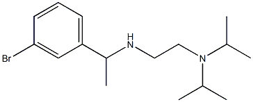 {2-[bis(propan-2-yl)amino]ethyl}[1-(3-bromophenyl)ethyl]amine 结构式