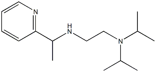 {2-[bis(propan-2-yl)amino]ethyl}[1-(pyridin-2-yl)ethyl]amine Structure