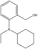 {2-[cyclohexyl(ethyl)amino]phenyl}methanol 结构式