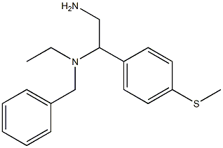 {2-amino-1-[4-(methylsulfanyl)phenyl]ethyl}(benzyl)ethylamine