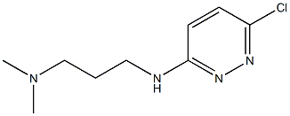 {3-[(6-chloropyridazin-3-yl)amino]propyl}dimethylamine,,结构式