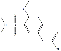 {3-[(dimethylamino)sulfonyl]-4-methoxyphenyl}acetic acid|