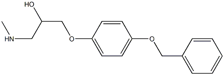 {3-[4-(benzyloxy)phenoxy]-2-hydroxypropyl}(methyl)amine|