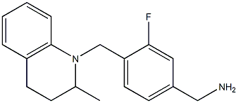  {3-fluoro-4-[(2-methyl-1,2,3,4-tetrahydroquinolin-1-yl)methyl]phenyl}methanamine