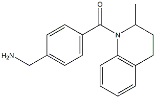 {4-[(2-methyl-1,2,3,4-tetrahydroquinolin-1-yl)carbonyl]phenyl}methanamine