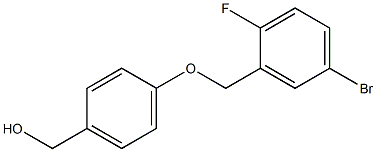 {4-[(5-bromo-2-fluorophenyl)methoxy]phenyl}methanol|