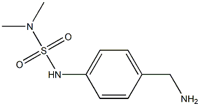 {4-[(dimethylsulfamoyl)amino]phenyl}methanamine Structure