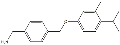 {4-[3-methyl-4-(propan-2-yl)phenoxymethyl]phenyl}methanamine