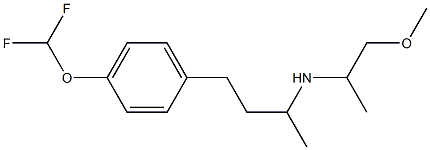 {4-[4-(difluoromethoxy)phenyl]butan-2-yl}(1-methoxypropan-2-yl)amine