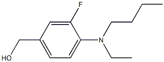 {4-[butyl(ethyl)amino]-3-fluorophenyl}methanol Structure