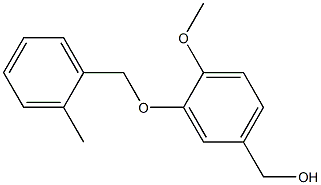 {4-methoxy-3-[(2-methylphenyl)methoxy]phenyl}methanol Structure