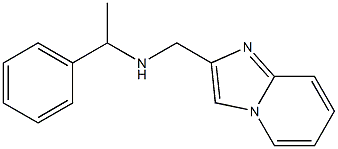 {imidazo[1,2-a]pyridin-2-ylmethyl}(1-phenylethyl)amine Structure