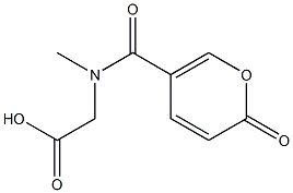 {methyl[(2-oxo-2H-pyran-5-yl)carbonyl]amino}acetic acid