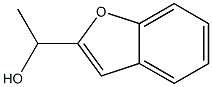 1-(1-benzofuran-2-yl)ethan-1-ol 化学構造式