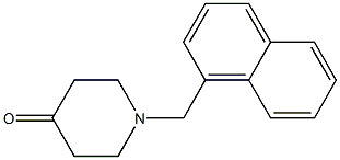 1-(1-naphthylmethyl)piperidin-4-one Structure