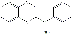 1-(2,3-dihydro-1,4-benzodioxin-2-yl)-1-phenylmethanamine 结构式