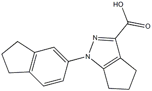 1-(2,3-dihydro-1H-inden-5-yl)-1,4,5,6-tetrahydrocyclopenta[c]pyrazole-3-carboxylic acid