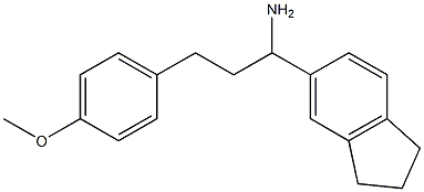  1-(2,3-dihydro-1H-inden-5-yl)-3-(4-methoxyphenyl)propan-1-amine