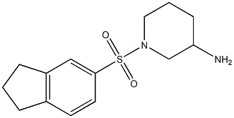 1-(2,3-dihydro-1H-indene-5-sulfonyl)piperidin-3-amine,,结构式