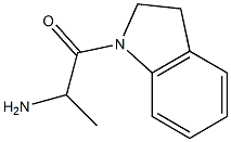 1-(2,3-dihydro-1H-indol-1-yl)-1-oxopropan-2-amine,,结构式