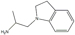 1-(2,3-dihydro-1H-indol-1-yl)propan-2-amine,,结构式