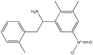 1-(2,3-dimethyl-5-nitrophenyl)-2-(2-methylphenyl)ethan-1-amine,,结构式