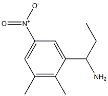 1-(2,3-dimethyl-5-nitrophenyl)propan-1-amine Struktur