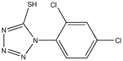1-(2,4-dichlorophenyl)-1H-1,2,3,4-tetrazole-5-thiol Struktur