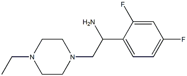 1-(2,4-difluorophenyl)-2-(4-ethylpiperazin-1-yl)ethanamine