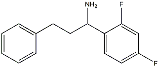 1-(2,4-difluorophenyl)-3-phenylpropan-1-amine Structure