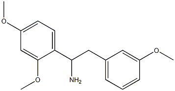 1-(2,4-dimethoxyphenyl)-2-(3-methoxyphenyl)ethan-1-amine