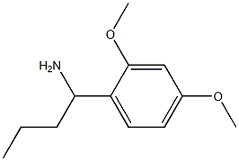 1-(2,4-dimethoxyphenyl)butan-1-amine,,结构式