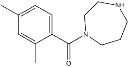 1-(2,4-dimethylbenzoyl)-1,4-diazepane Structure