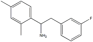 1-(2,4-dimethylphenyl)-2-(3-fluorophenyl)ethan-1-amine