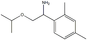 1-(2,4-dimethylphenyl)-2-(propan-2-yloxy)ethan-1-amine Structure