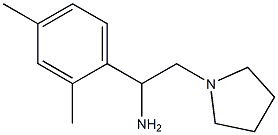 1-(2,4-dimethylphenyl)-2-pyrrolidin-1-ylethanamine