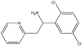 1-(2,5-dichlorophenyl)-2-(pyridin-2-yl)ethan-1-amine Structure